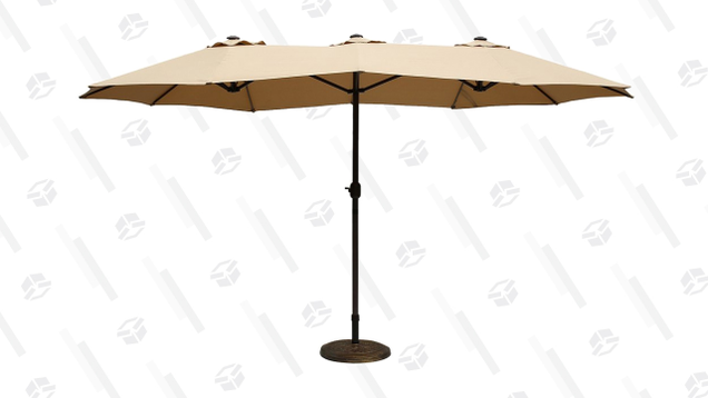 Le Papillon Market Outdoor Umbrella, 15 Feet | $90 | Amazon | Promo code VTRNJZ3S